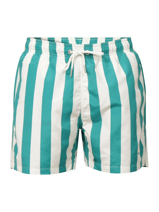 Men's Swim Shorts Turquoise Striped