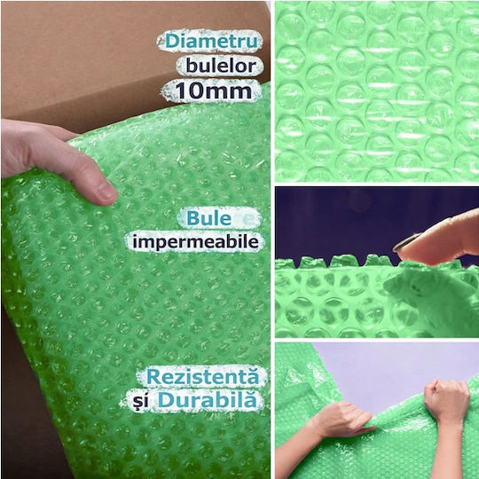 Small Bubble Air Bubble Wrap 10 Sqm Depox Green