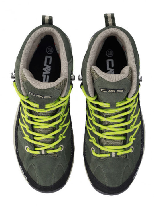 Kids Hiking Boots Rigel Mid Waterproof Green
