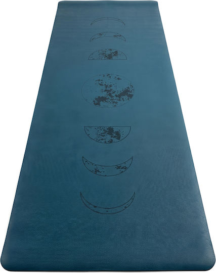 Στρώμα Γιόγκα Pro Yoga Mat Celestial Blue Moon 183cm Ιμάντα Μεταφοράς