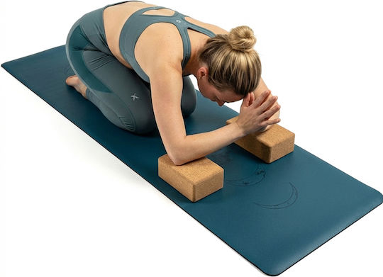 Στρώμα Γιόγκα Pro Yoga Mat Celestial Blue Moon 183cm Ιμάντα Μεταφοράς