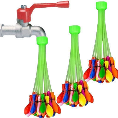 Water Bombs 37pcs with Faucet Adapter Self-Tying in 60’’