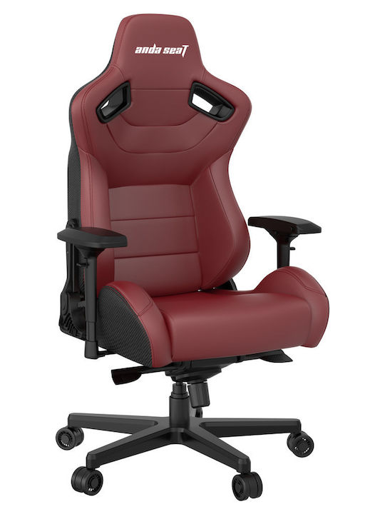 Anda Seat AD12XL Kaiser II Καρέκλα Gaming Δερματίνης με Ρυθμιζόμενα Μπράτσα Maroon
