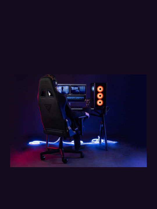SENSE7 Spellcaster Υφασμάτινη Καρέκλα Gaming με Ρυθμιζόμενα Μπράτσα Μαύρη