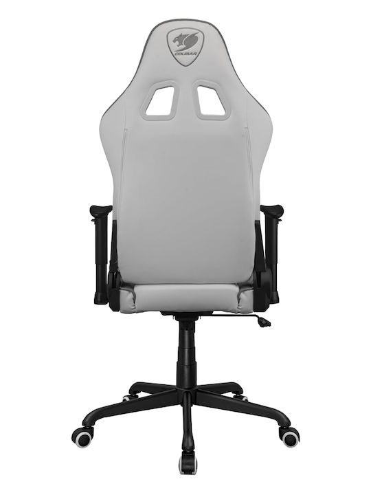 Cougar Armor Elite Artificial Leather Gaming Chair with Adjustable Arms White