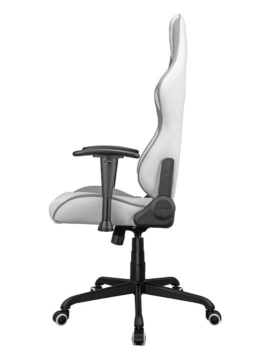 Cougar Armor Elite Artificial Leather Gaming Chair with Adjustable Arms White