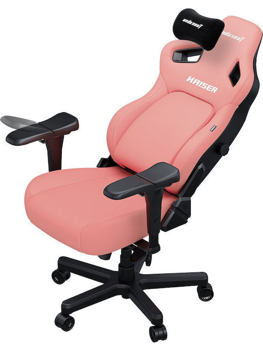 Anda Seat Kaiser 4 XL Καρέκλα Gaming Δερματίνης με Ρυθμιζόμενα Μπράτσα Creamy Pink