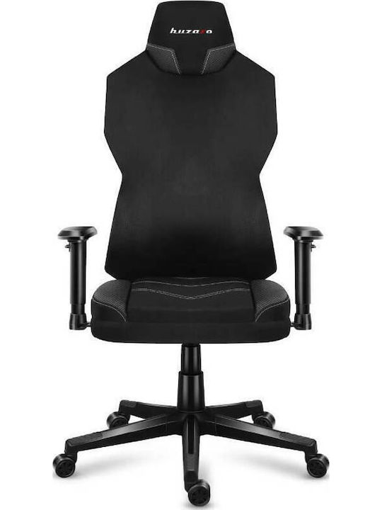 Huzaro Combat 6.2 Fabric Gaming Chair with Adjustable Armrests and RGB Lighting Black