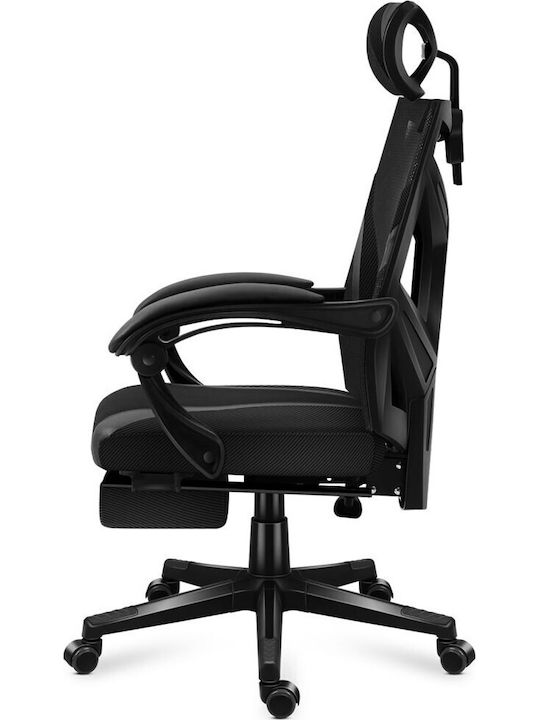 Huzaro Combat 5.0 Artificial Leather Gaming Chair with Footrest Black