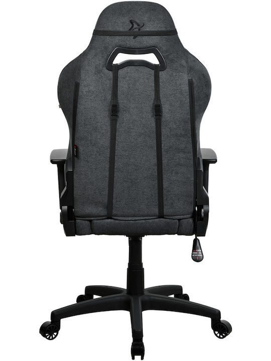 Arozzi Torretta Soft Fabric v2 Геймърски стол с регулируеми подлакътници Dark Grey