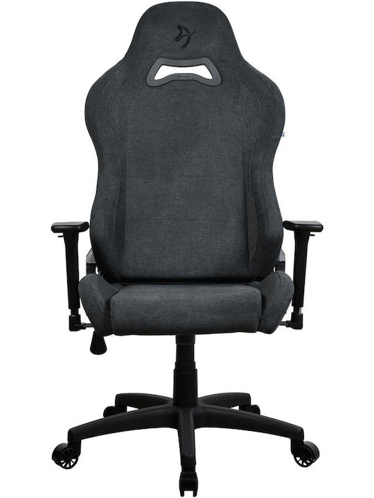 Arozzi Torretta Soft Fabric v2 Геймърски стол с регулируеми подлакътници Dark Grey