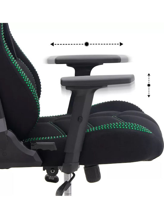 Megapap ZIO Gaming Pro Elegant Καρέκλα Gaming Δερματίνης με Ρυθμιζόμενα Μπράτσα emerald