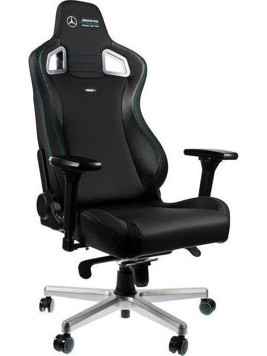 Noblechairs Epic Καρέκλα Gaming Δερματίνης με Ρυθμιζόμενα Μπράτσα Mercedes-AMG Petronas Formula One Team Edition