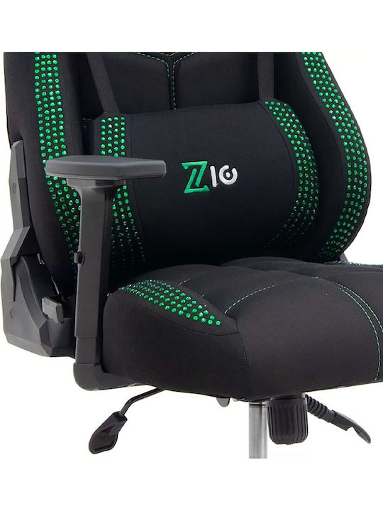 Megapap ZIO Gaming Pro Elegant Καρέκλα Gaming Δερματίνης με Ρυθμιζόμενα Μπράτσα emerald