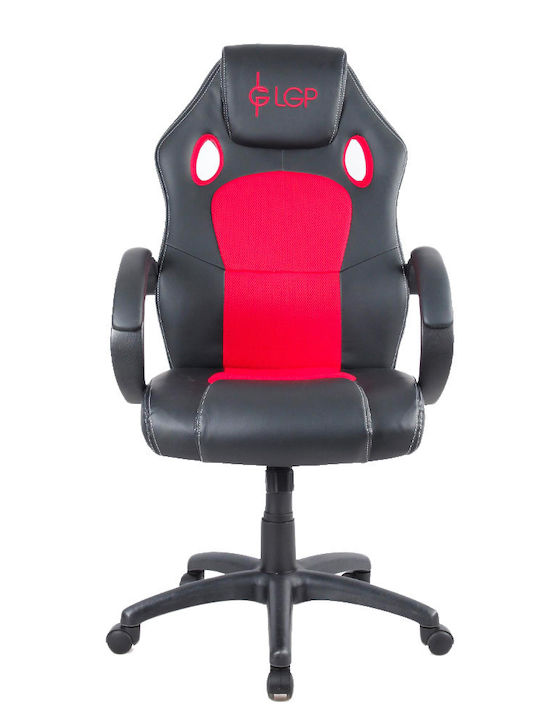 Lamtech LGP Kronos Καρέκλα Gaming Δερματίνης Κόκκινη