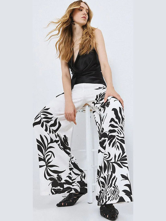 Damenhose Blumen