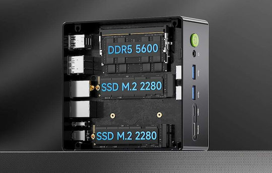 GMKtec GMKtec K11 Мини PC (Ryzen 9 8945HS/32GB DDR5/1TB SSD/W11 Pro)