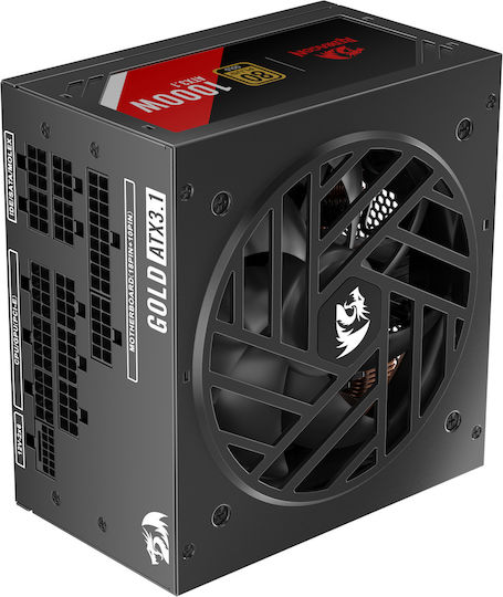 Redragon GC-MS03 1000W Μαύρο Τροφοδοτικό Υπολογιστή Full Modular 80 Plus Gold