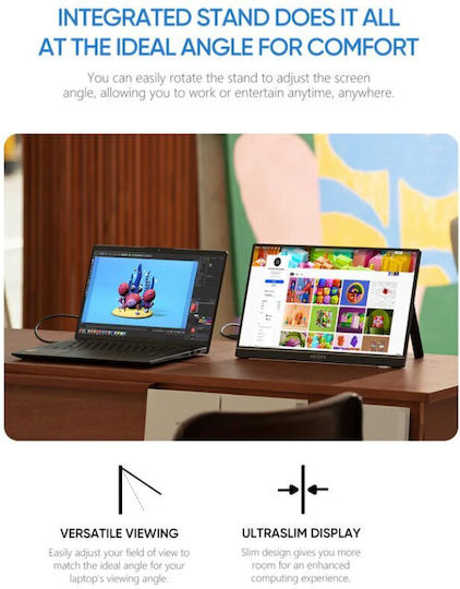 Arzopa A1 Gamut IPS HDR Portable Monitor 15.6" FHD 1920x1080