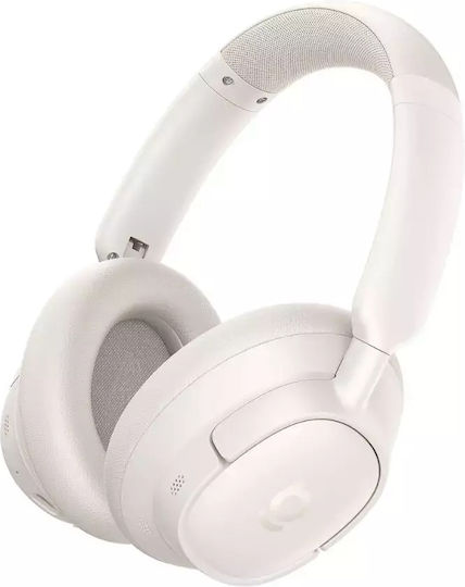 Baseus Bass BH1 NC Kabellose Bluetooth Über Ohr Kopfhörer mit 80 Stunden Wiedergabezeit und Schnellladung Starlight Off-White