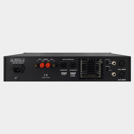 Audio Master BA240 Τελικός Ενισχυτής PA 2 Καναλιών 120W/4Ω 80W/8Ω