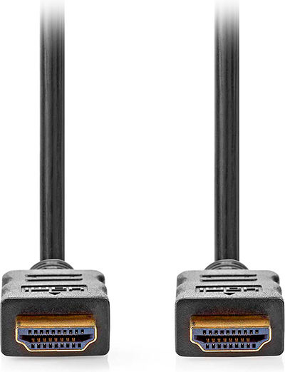 Nedis Cablu HDMI de sex masculin - HDMI de sex masculin 2m Negru