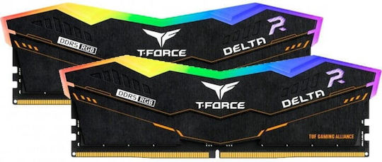 TeamGroup T-force Delta DDR5 32GB RAM με 2x16GB Modules και Ταχύτητα 6000 για Desktop