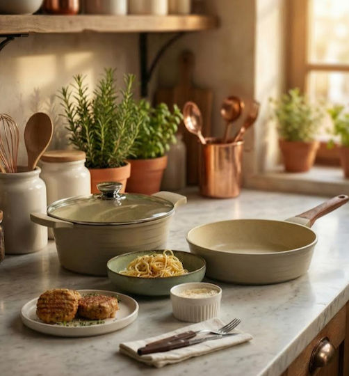 Izzy Elea Oală Adâncă din Aluminiu Turnat 5lt / 28cm