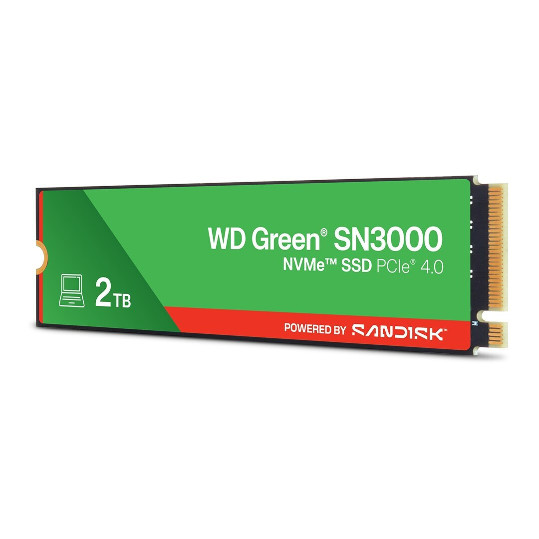 Western Digital Green SN3000 SSD 2TB τύπου M.2 με σύνδεση PCI Express 4.0 -00CPS0 (WDS200T4G0E)