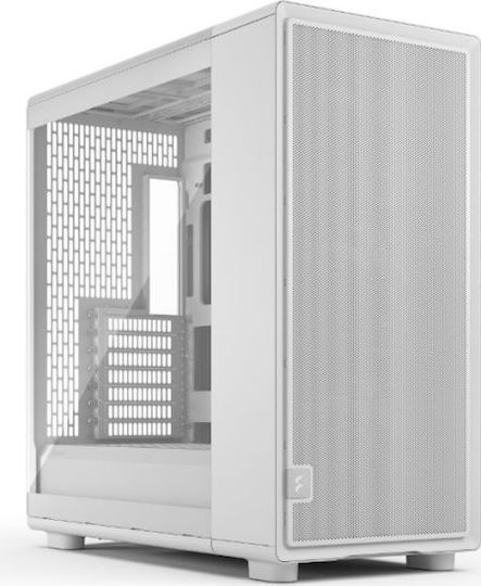 Fractal Design Epoch XL Gaming Full Tower Κουτί Υπολογιστή με Πλαϊνό Παράθυρο Λευκό