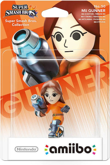 Nintendo Amiibo Super Smash Bros Mii Gunner No.50 Character Figure за WiiU