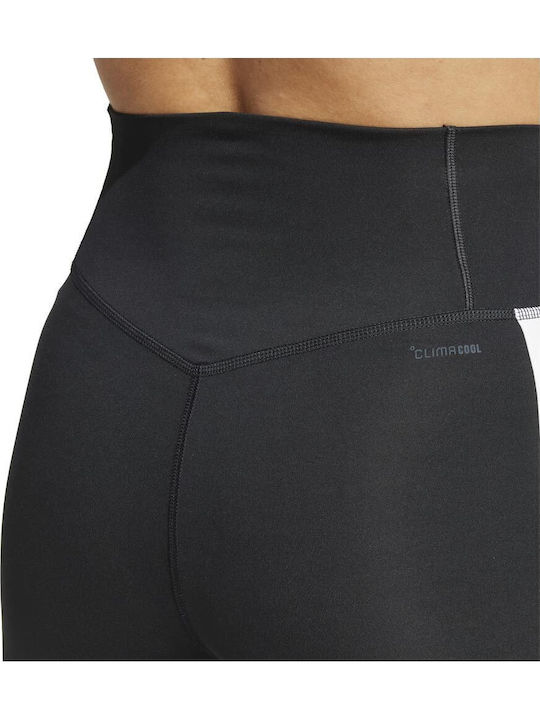 Essentials 3-Stripes Leggings Pentru Instruire Colanți Lung Talie Înaltă Negri