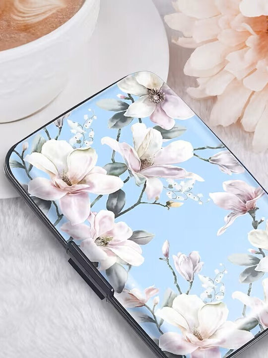 By Queen Елегантен Портфейл За Карти С Цип Флорален Card Holder Magnolia By Queen Елегантен Портфейл За Карти С Цип Флорален Card Holder Magnolia