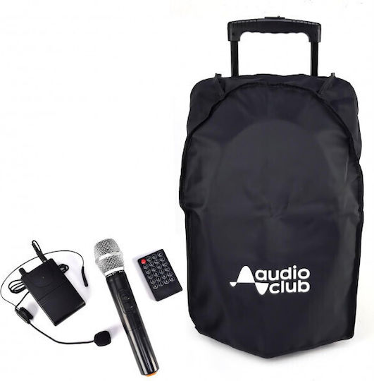 Audio Club Ηχείο Karaoke με Ασύρματο Μικρόφωνο MOOV12-PRO Μαύρο