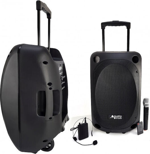 Audio Club Ηχείο Karaoke με Ασύρματο Μικρόφωνο MOOV12-PRO Μαύρο