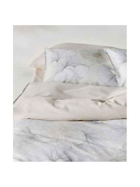Kentia Set Duvet Cover Cotton Satin 220x240cm King Size with 2 Pillowcases Gigi Kentia
