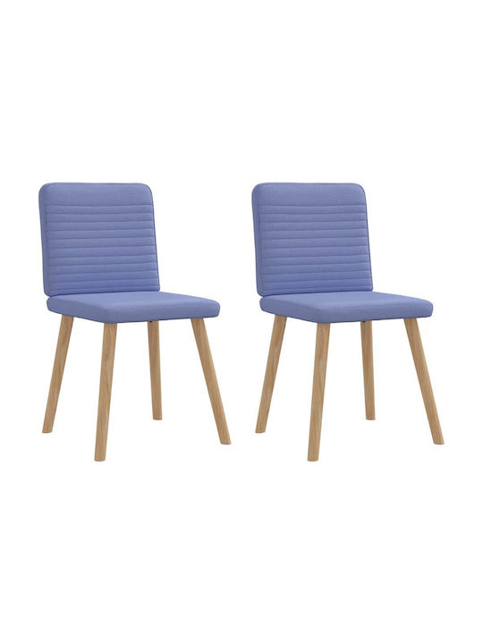 Stühle Speisesaal Blue 2Stück 45x54x86cm