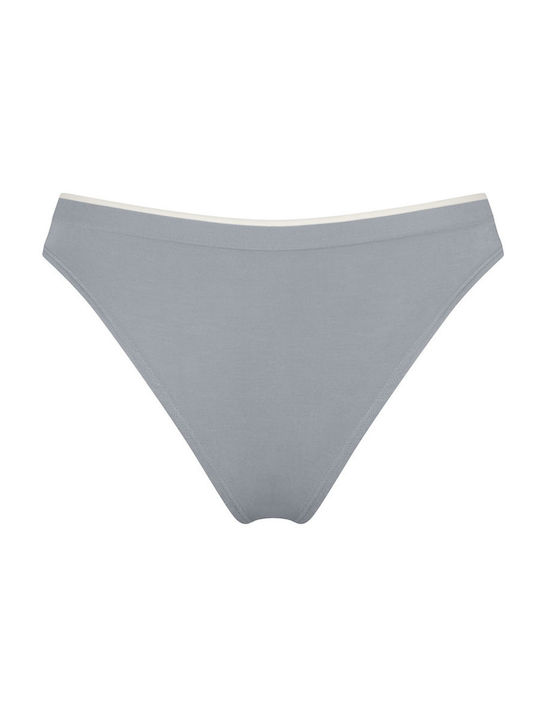 Go Sense Tanga Γυναικεία Slip 2Pack Γκρι