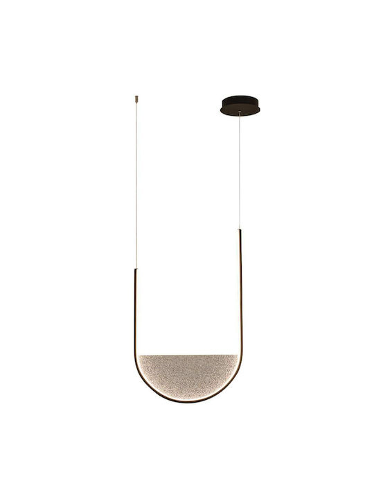 Zambelis Lights Κρεμαστό Φωτιστικό Μαύρο LED 32x40.5x40.5εκ.