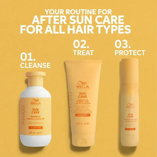 Wella Professionals Invigo Gift Set Hair Exposed To Harmful Sun Rays
