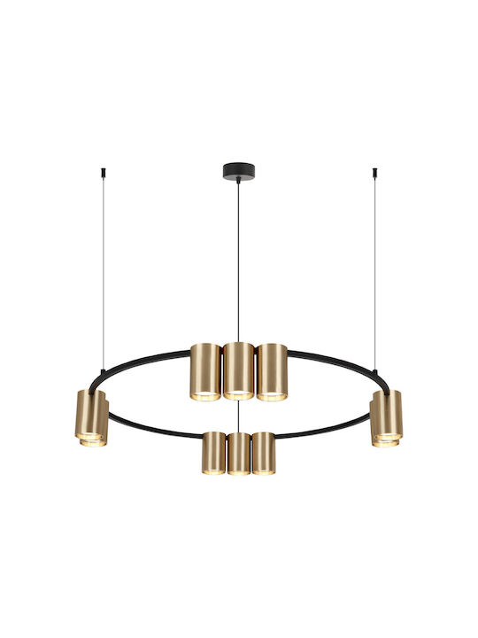 Eko Light Candelabru Lustră Negru 60cm.