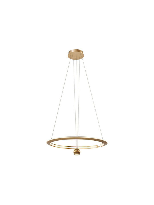 V-TAC Pendant Light Gold 62x60cm