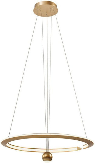 V-TAC Pendant Light Gold 62x60cm