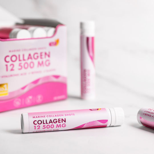 Fish Collagen 12,500 Mg Retinol Elastin Hyaluronic Acid 20 X 25 Ml