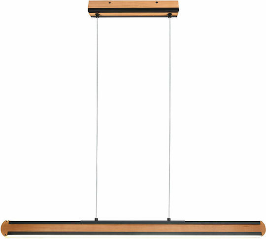 Trio Lighting Deacon Hängelampe Schwarz 110x6.5x150cm Trio Lighting Deacon Hängelampe Schwarz 110x6.5x150cm