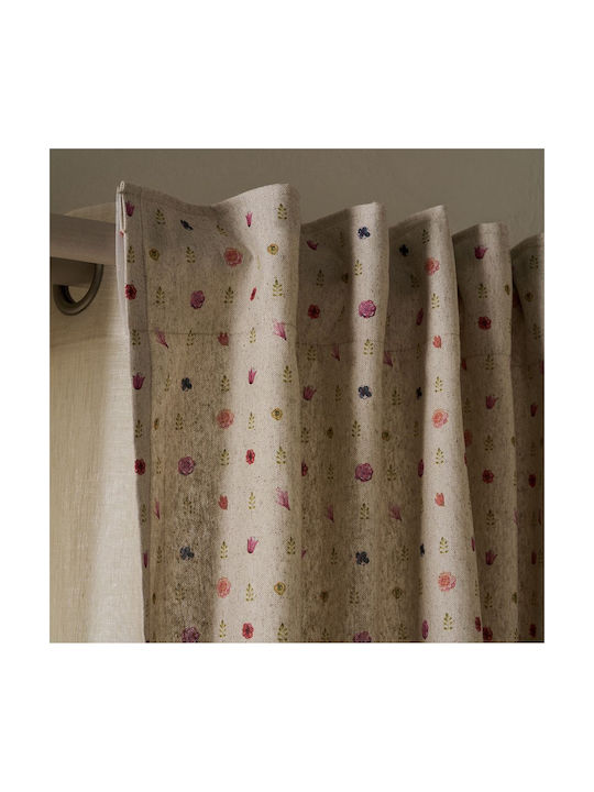 Gofis Home Κουρτίνα με Τρέσα Gofis Μπλε 130x270εκ.