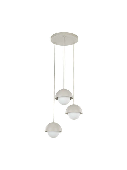 TK Lighting Pendant Light Beige 31.5cm