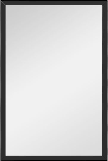 HomCom 830-829V82BK Καθρέπτης Ορθογώνιος Μαύρος 60x40cm