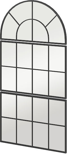 HomCom 830-972V00BK Καθρέπτης Τοξωτός Μαύρος 43x76cm HomCom 830-972V00BK Καθρέπτης Τοξωτός Μαύρος 43x76cm