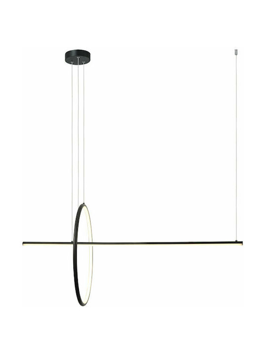 Zambelis Lights Pendant Light Black Rail with Socket E27